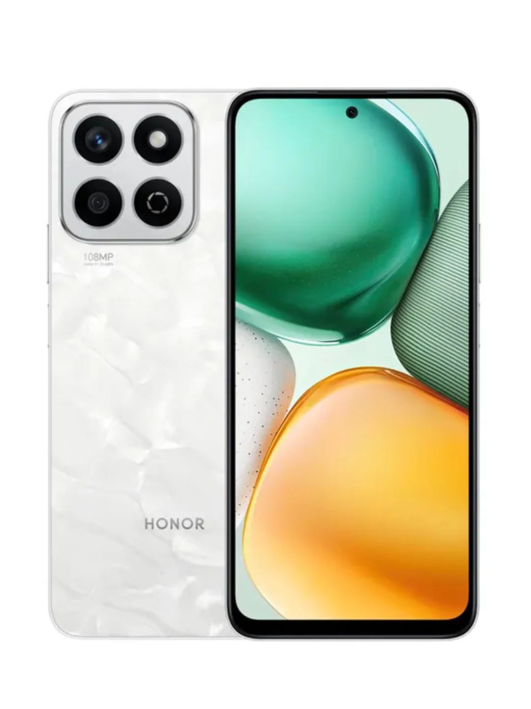 Белый смартфон Honor X7C, 8/256 Гб, 6,77"