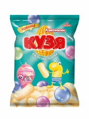 Кукурузные палочки Кузя Лакомкин, со вкусом Баббл Гам, 100 г