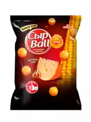 Кукурузные шарики СырBall, со вкусом Острый сыр, 140 г