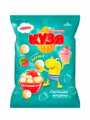 Кукурузные шарики Кузя Лакомкин Клубничный мусс, 100 г