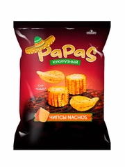 Кукурузные снеки Русская картошка Papas Сыр чеддер, 140 г