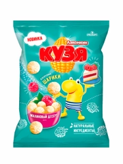 Кукурузные шарики Кузя Лакомкин Малиновый десерт, 100 г