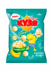 Кукурузные шарики Банановое суфле, Кузя Лакомкин, 100 г