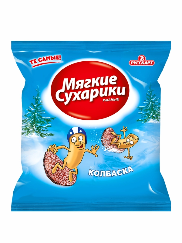 Мягкие сухарики Русская картошка, Колбаски, 38 г