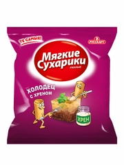 Мягкие сухарики Русская картошка Холодец с хреном, 38 г