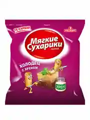 Мягкие сухарики Русская картошка Холодец с хреном, 38 г