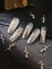 Шоколадный объемные фигурки для маникюра / Стразы для 3D дизайна ногтей