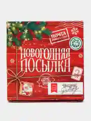 Рыжий коробка подарочная новогодняя "Новый год", 14*14*3,5см