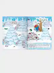 Снежные истории. Многоразовые наклейки на плёнке