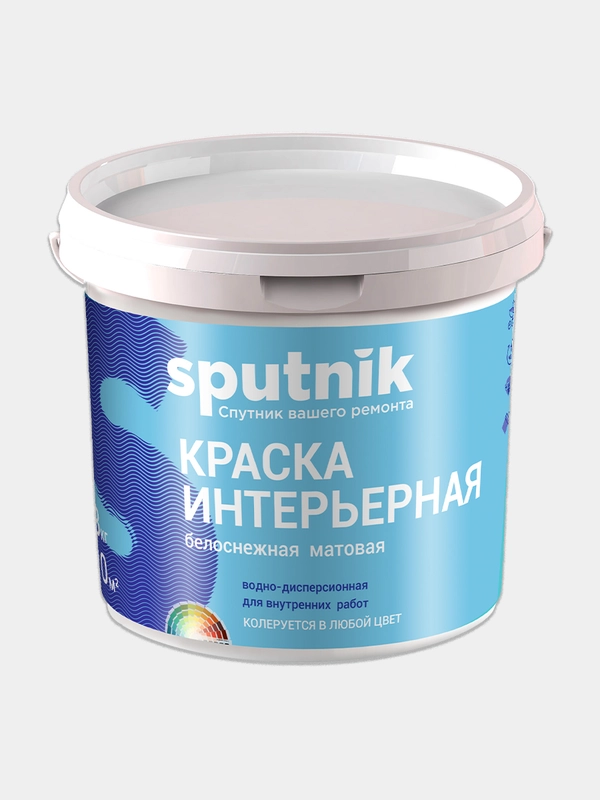 Краска БЕЛОСНЕЖНАЯ интерьерная