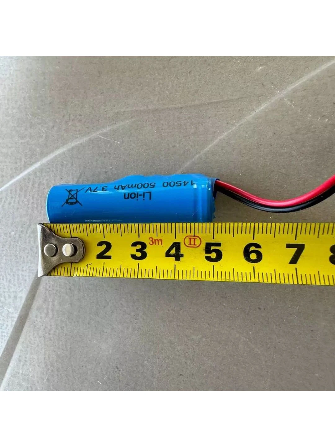 Аккумулятор 3,7В 500 mAh, 14500