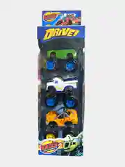 Красный набор из 3-х игрушечных машинок