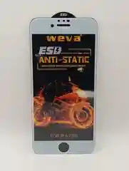 Белый защитное стекло на iPhone 6 / 6s / 7 / 8 / SE 2020