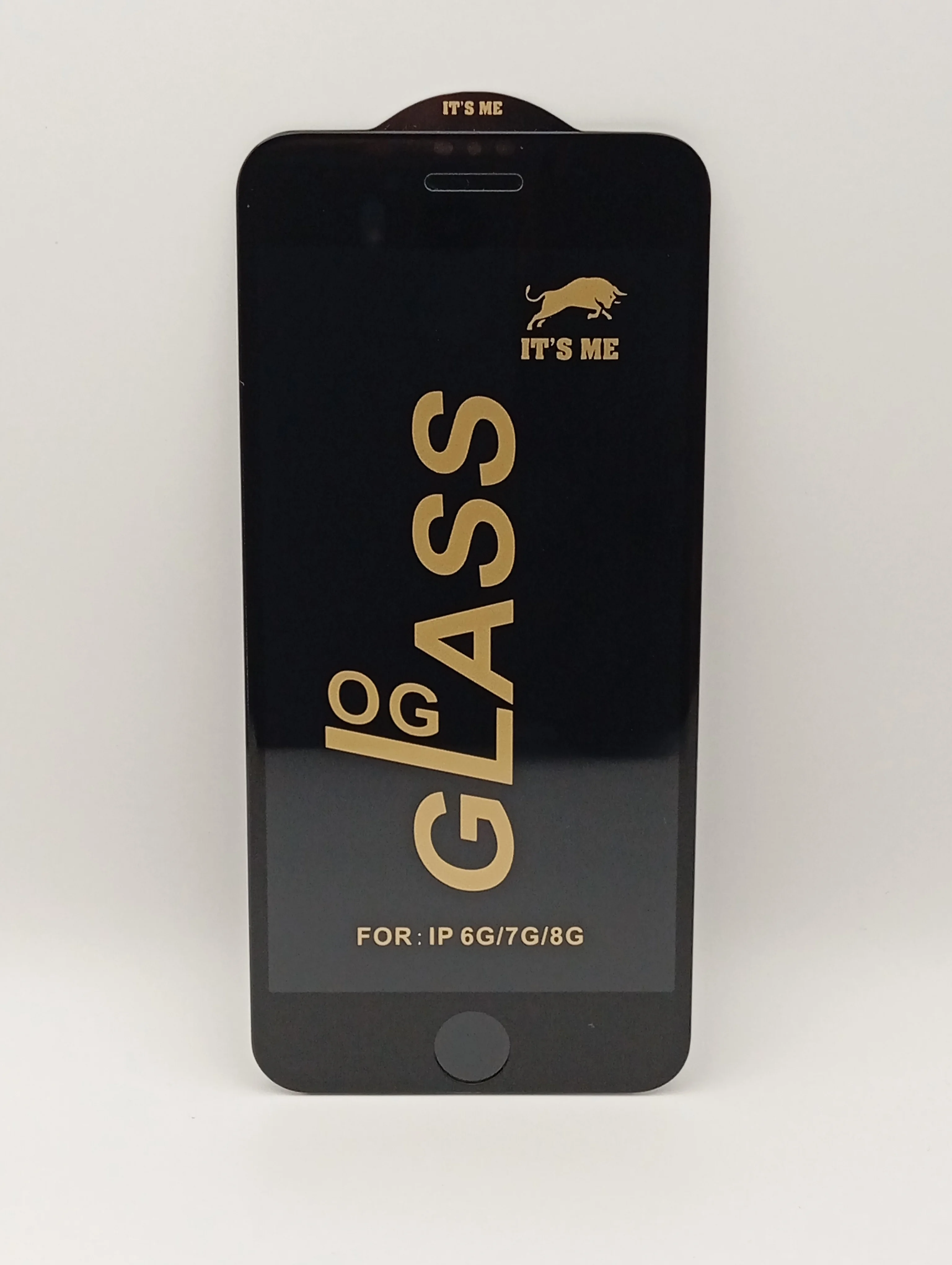 Черный защитное стекло на iPhone 6 / 6s / 7 / 8 / SE 2020