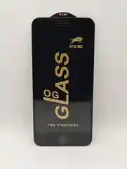 Черный защитное стекло на iPhone 6 / 6s / 7 / 8 / SE 2020