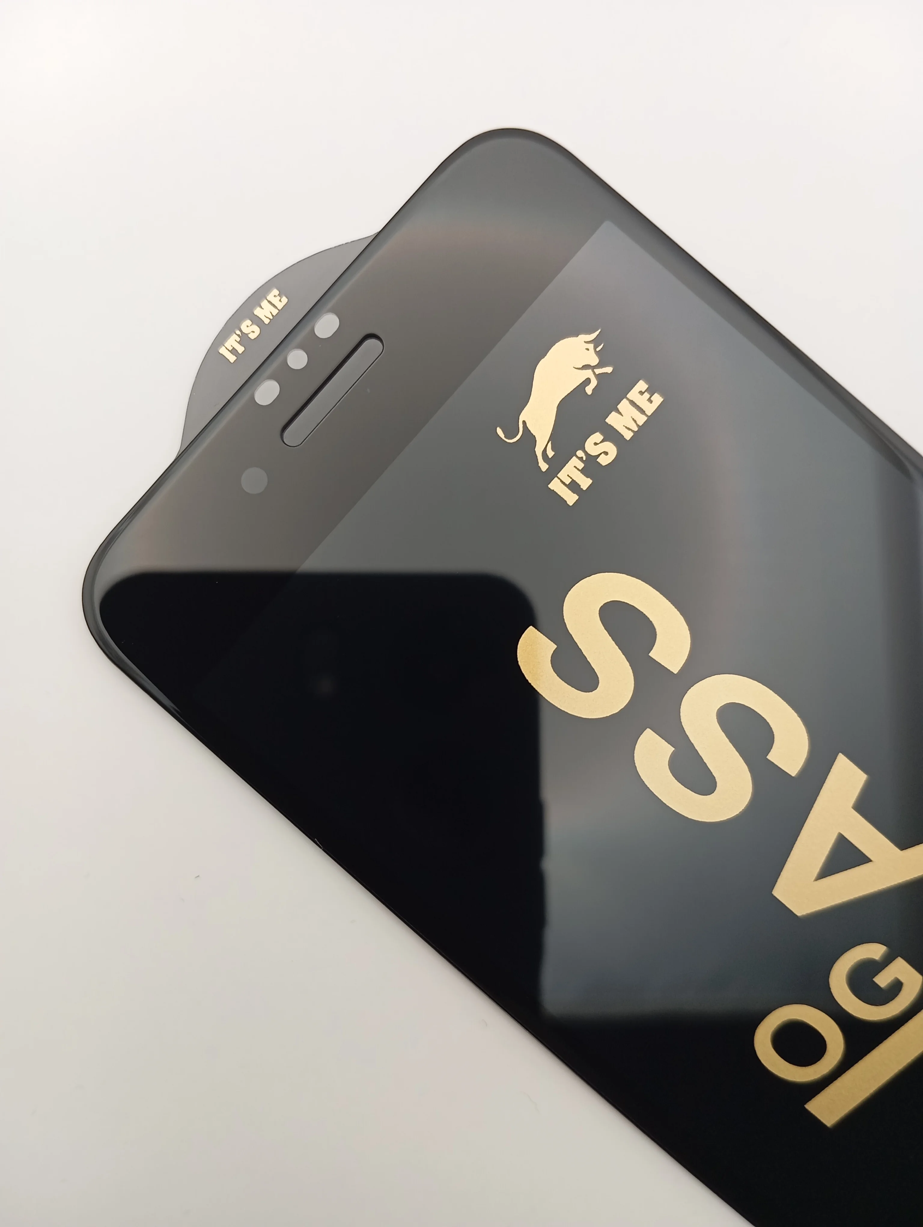 Черный защитное стекло на iPhone 6 / 6s / 7 / 8 / SE 2020
