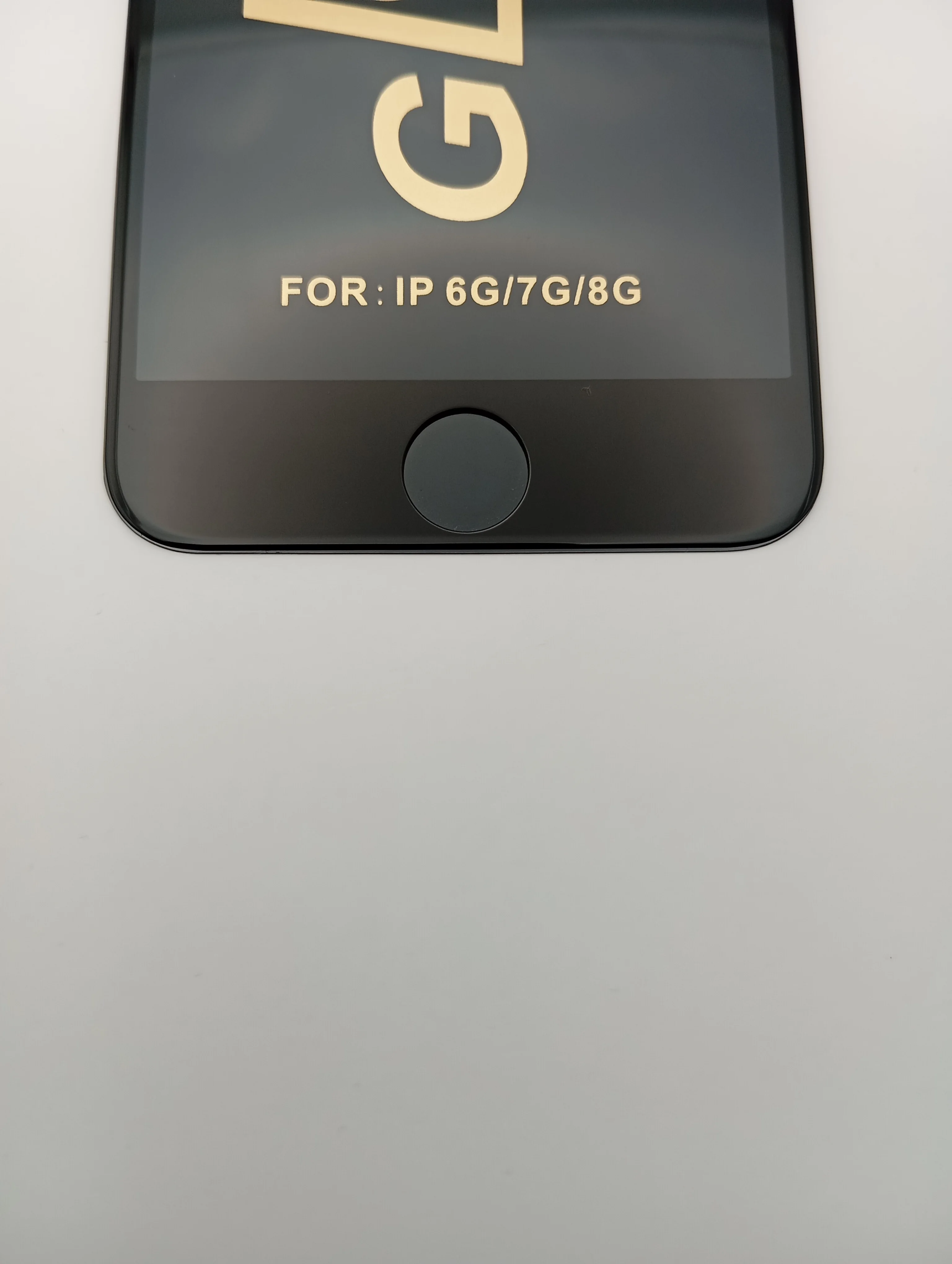 Черный защитное стекло на iPhone 6 / 6s / 7 / 8 / SE 2020
