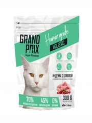 Корм для взрослых кошек Grand Prix Holistic Grain Free, с индейкой, 0,3 кг