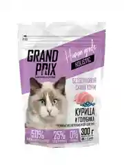 Корм для стерилизованных кошек Grand Prix Holistic, с курицей и голубикой, 0,3 кг