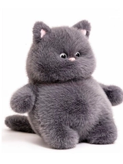 Мягкая игрушка "Кот-пухляш/кот пухлик/кот батон", 35 см, 45 см