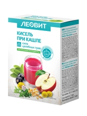 Кисель при кашле Леовит, 5 пакетов по 20 г
