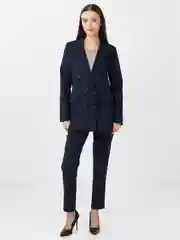 Темно-синий костюм классический деловой женский Blazer
