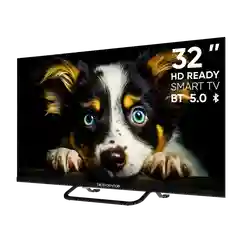 Белый телевизор LED 32" Topdevice Frameless Neo 32CS04H, HD/Smart TV/Wi-Fi/Bluetooth