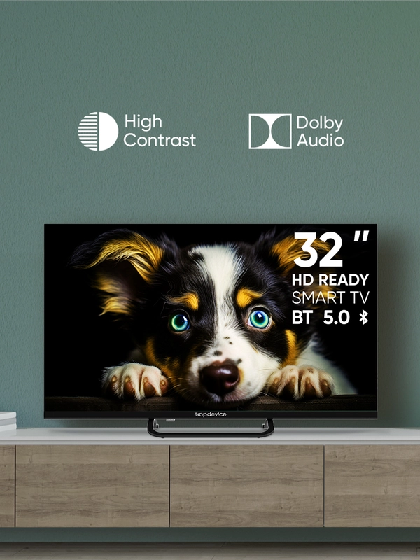Телевизор LED 32" Topdevice Frameless Neo 32CS04H, HD/Smart TV/Wi-Fi/Bluetooth