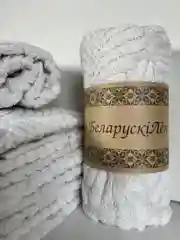 Полотенце махровое Белорусский лён 50х90, лён 17% хлопок 83%