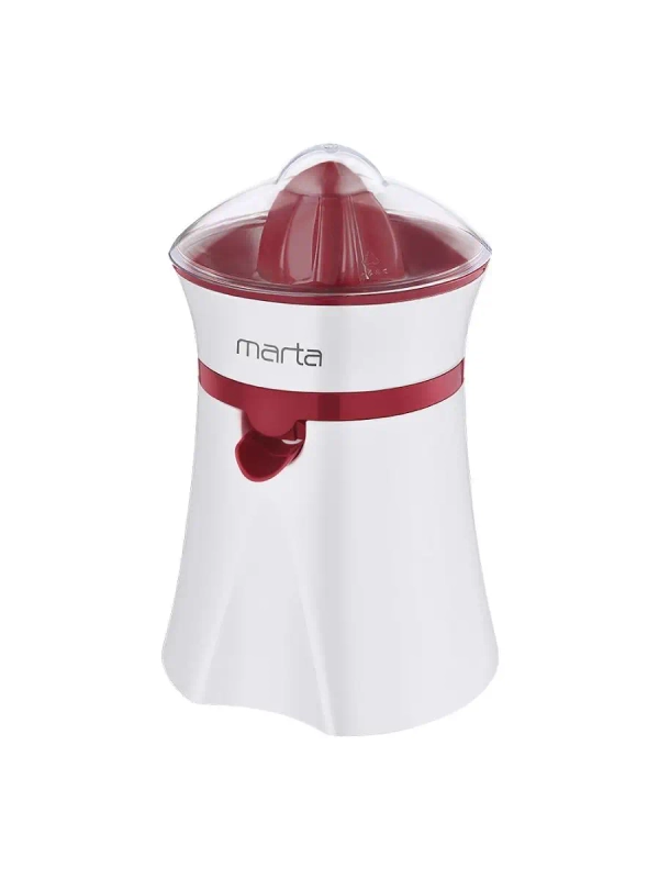Соковыжималка для цитрусовых MARTA MT-2047 30 Вт, белый коралл