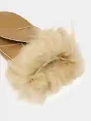 Горчичный варежки женские из овчины