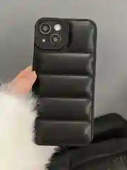 Черный чехол iPhone 16 / 15 / 14 / 13 / 12 / 11 / Pro / Pro Max / Plus противоударный, выпуклый