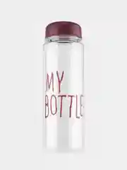 Бордовый спортивная бутылка для воды и коктейлей My Bottle с крышкой, 500 мл