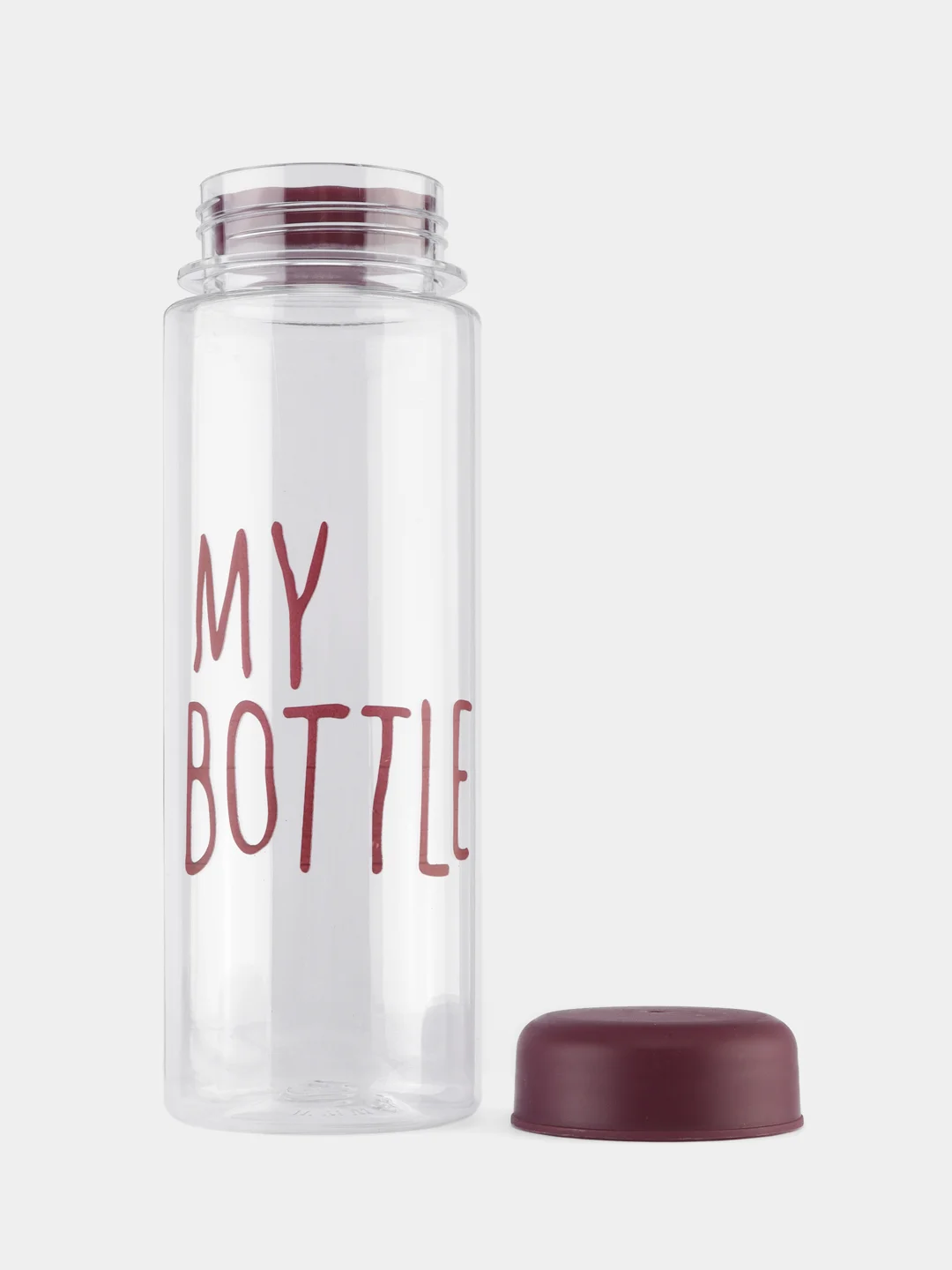 Бордовый спортивная бутылка для воды и коктейлей My Bottle с крышкой, 500 мл