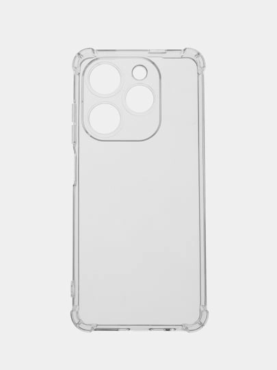 Чехол Tecno Spark 20C, 20, GO 2024, Техно Спарк 20 прозрачный, силиконовый, противоударный