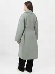 Мятный пальто женское, демисезон