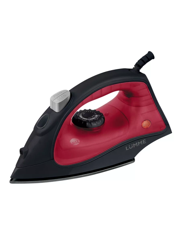 Утюг для одежды LUMME LU-IR1130A отпариватель, 2400Вт, тефлон, красный рубин