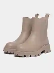Бежевый женские ботинки, челси, зимние
