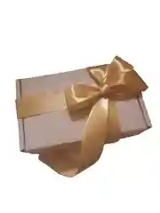Коробка для подарков, с лентой и наполнителем, самосборная, 14 х 9 х 4