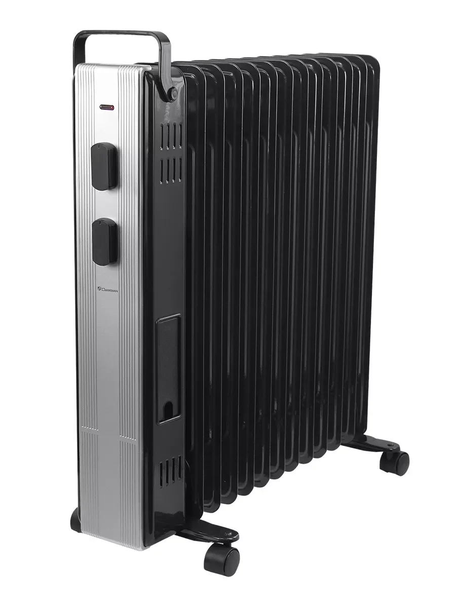 Черный масляный радиатор OBSIDIAN BS-OH2000D черный