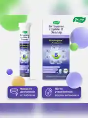 Витамины группы В Эвалар, шипучие таблетки по 5 г