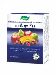 Витаминно-минеральный комплекс Эвалар от А до Цинка, 30 таблеток по 1,35 г