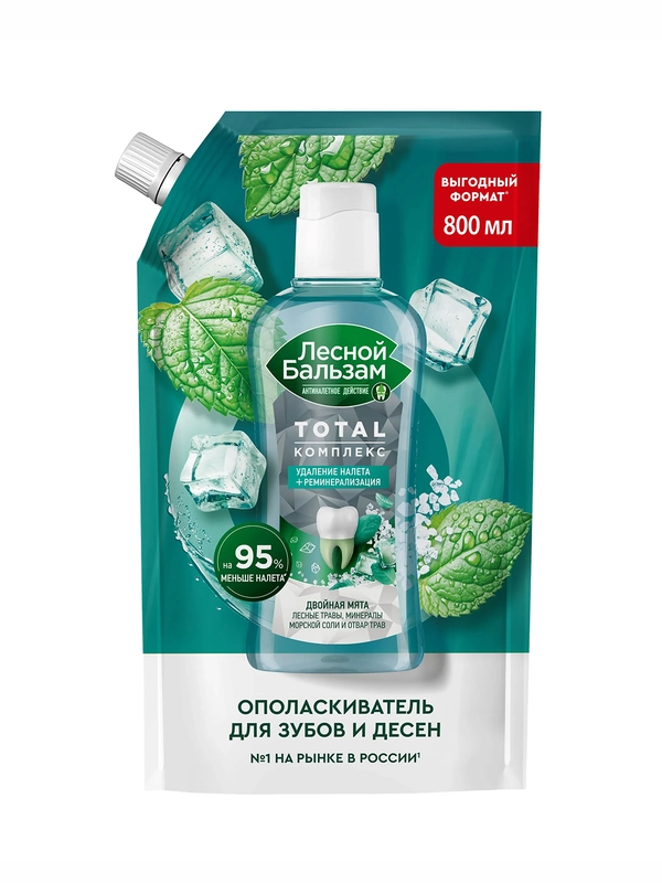 Ополаскиватель для десен Лесной Бальзам TOTAL Комплекс, 800 мл
