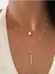 Цепочка двухслойная с подвеской