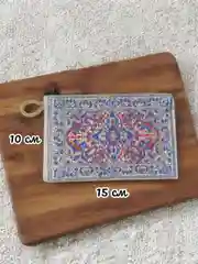 Бежевый меланж кошелек женский, монетница, текстильная