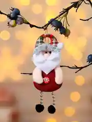 Красный новогодняя подвеска - украшение, ёлочная игрушка