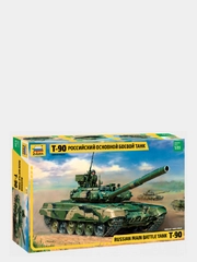 Сборная модель Российский основной боевой танк Т-90 масштаб 1:35 КИТ, Zvezda пластик