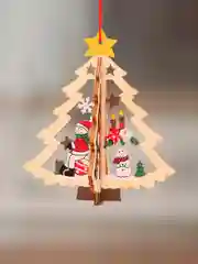 Зеленый новогодние деревянные украшения, ёлочная 3D игрушка