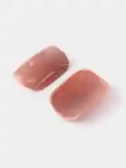 Накладные ногти короткие форма Квадрат телесный