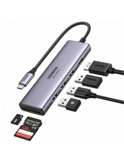 Адаптер Ugreen CM511 (60383) USB-C Multifunction Adapter - Space Grey